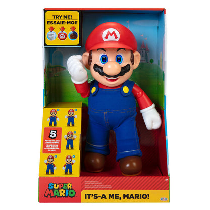 interactive figure english it's a me mario super mario nintendo 36cm