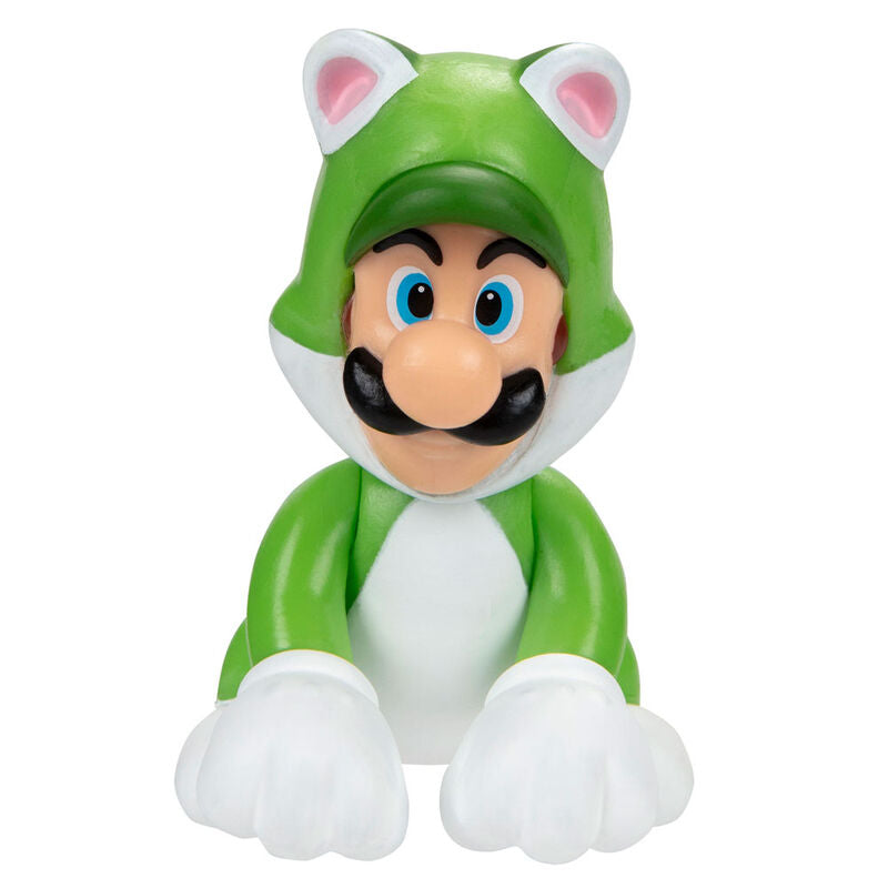 Figure Luigi Felino Super Mario Nintendo 6.5cm