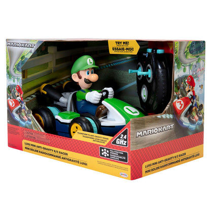 mini rc racer car luigi mario kart nintendo radio control