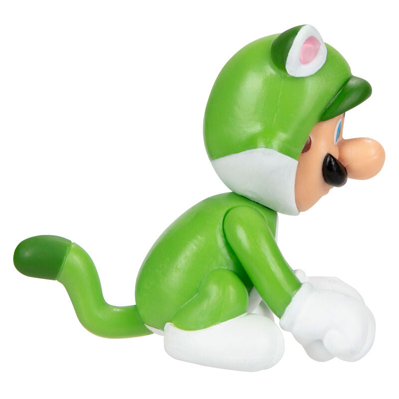 Figure Luigi Felino Super Mario Nintendo 6.5cm