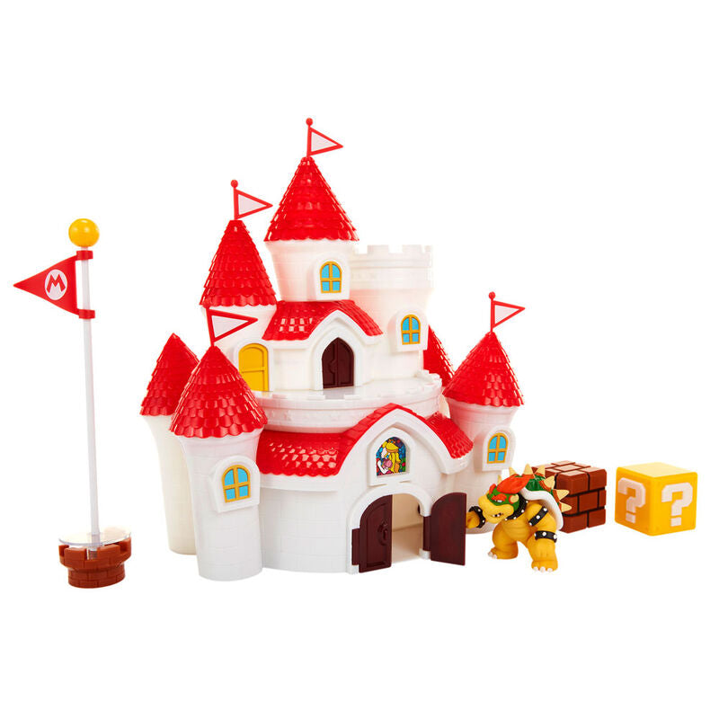 playset mushroom kingdom castle mario bros nintendo
