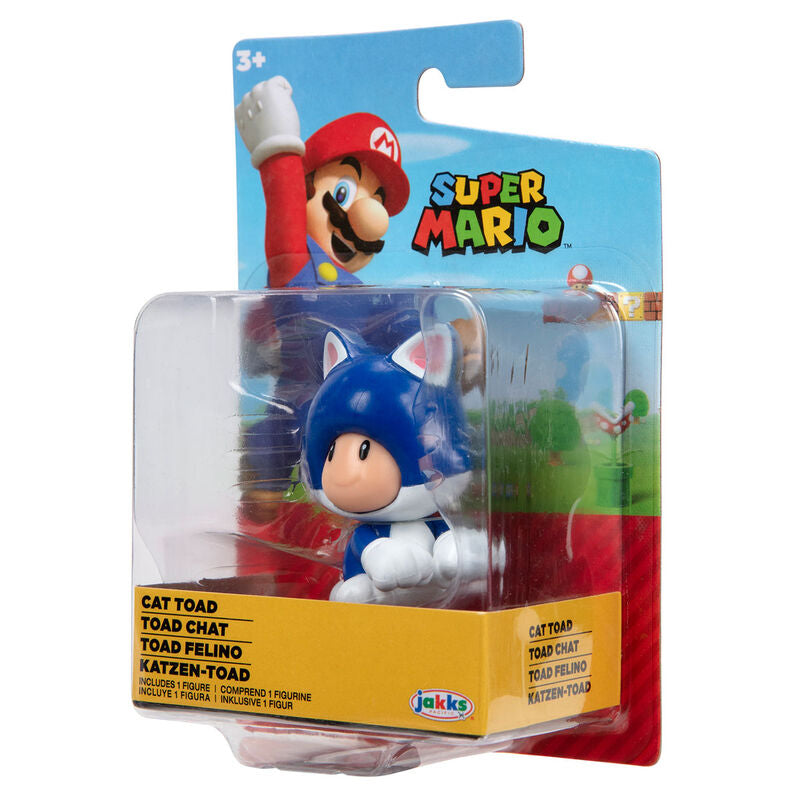 Super Mario Nintendo Feline Toad Figure 6 5 cm