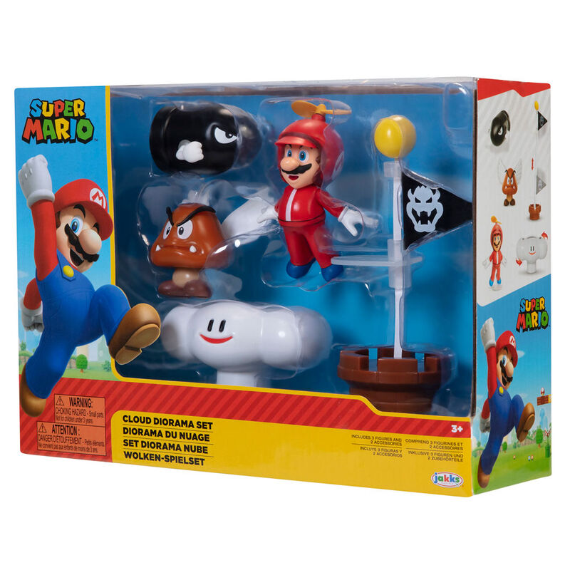 Wolken Diorama Set Super Mario Nintendo
