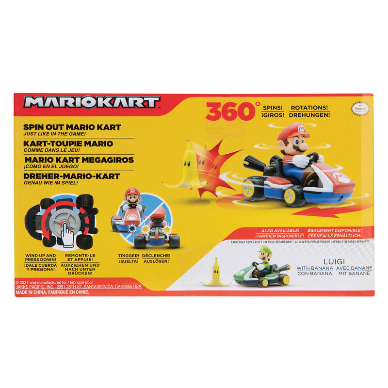 Mario Kart Nintendo Assorted Car 6.5cm