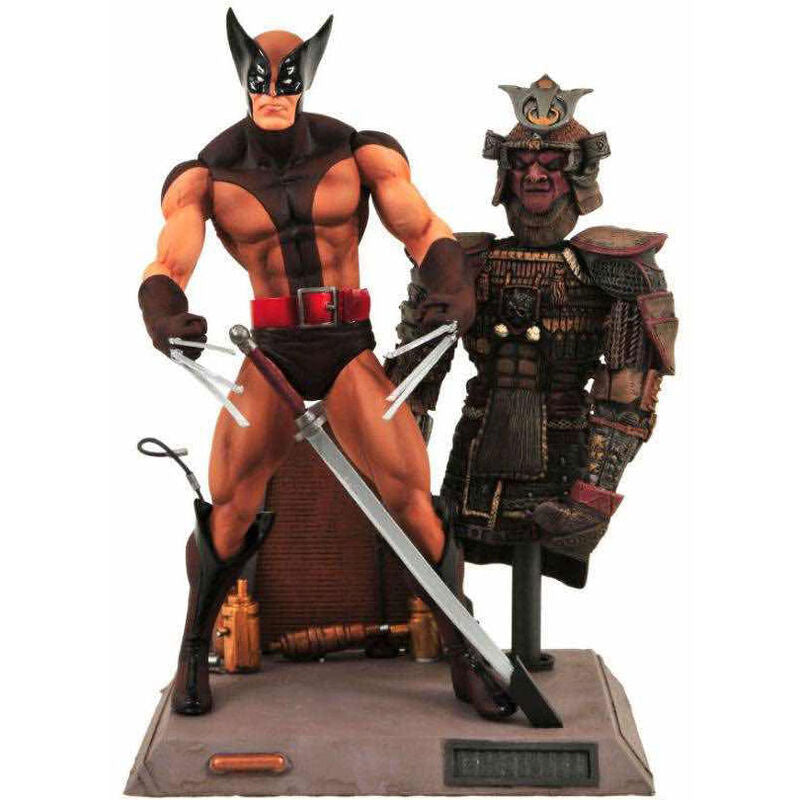 brown wolverine figure marvel select 18 cm