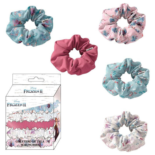 blister pack of 5 assorted frozen 2 disney hair ties