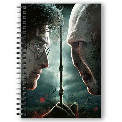 a5 3d harry vs voldemort harry potter notebook