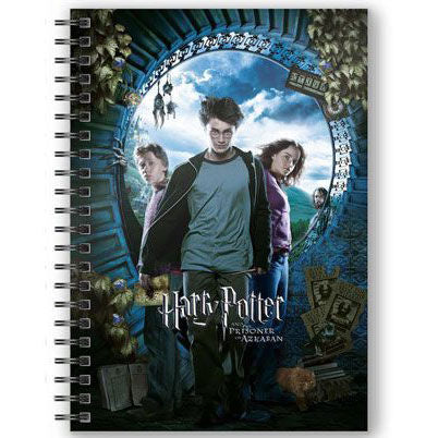 a5 3d notebook harry potter and the prisoner of azkaban harry potter
