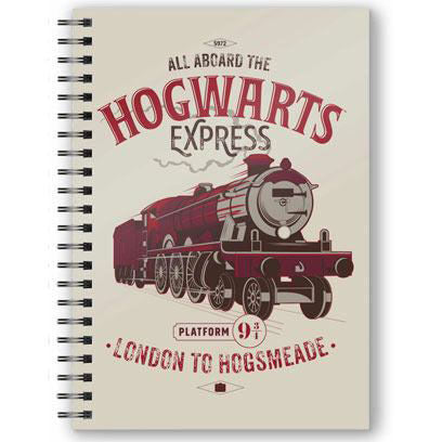 a5 3d all aboard notebook the hogwarts express harry potter