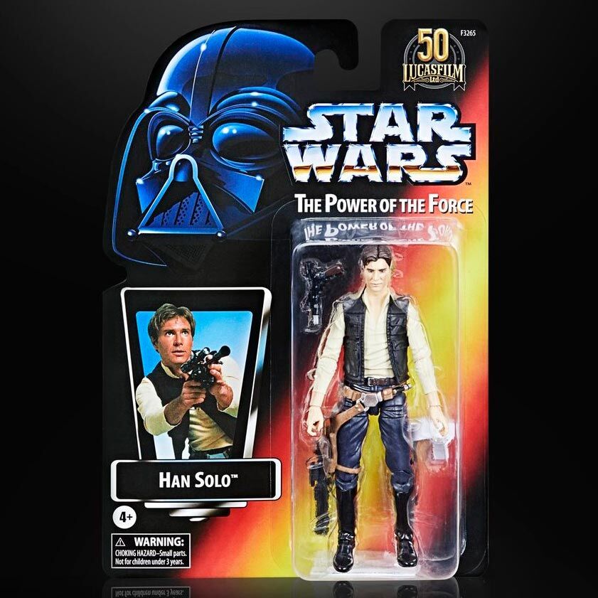 Figura de ação de Han Solo O Poder da Força Star Wars 15 cm