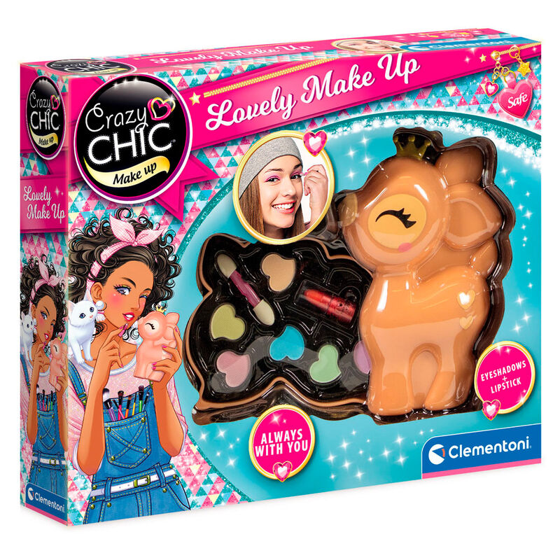 lovely make up crazy chic fawn makeup case