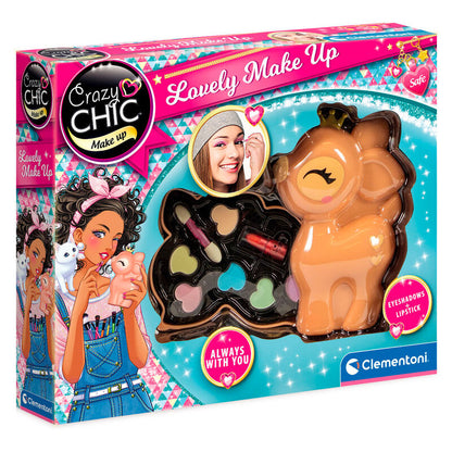lovely make up crazy chic fawn makeup case