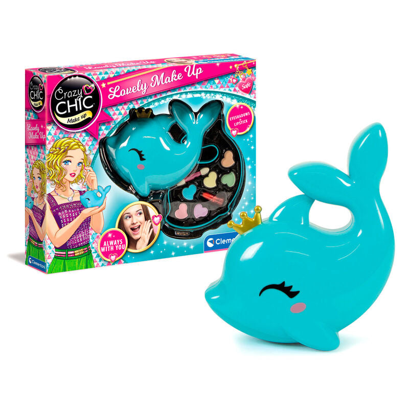 Astuccio per il trucco Lovely Make Up Crazy Chic con delfino