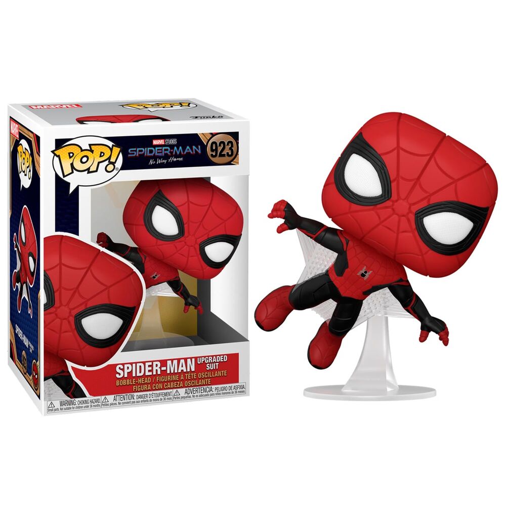 pop figure marvel spiderman no way home spiderman upgraded suit