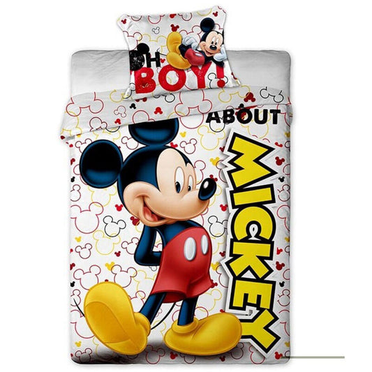 mickey disney duvet cover bed 90cm microfiber
