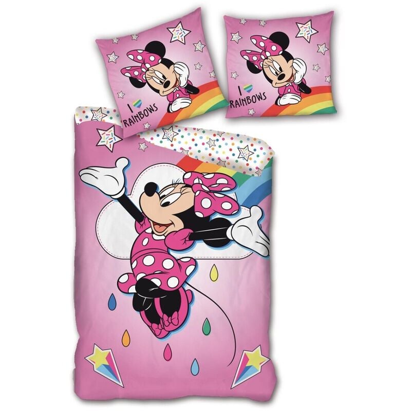 Duvet cover Minnie Disney bed 90cm microfiber