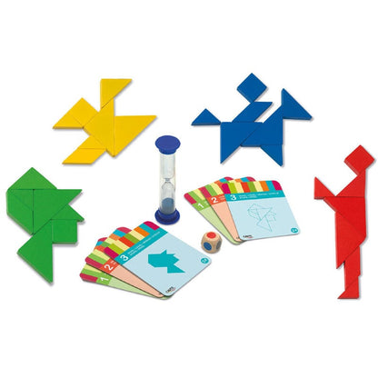 4 Wooden Tangrams
