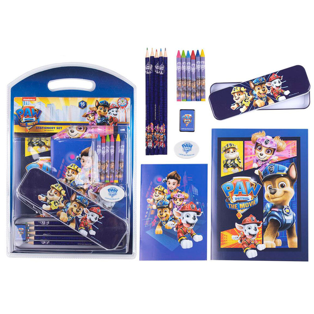 paw patrol stationery set