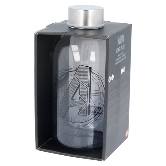 Avengers Marvel Glass Bottle 620ml