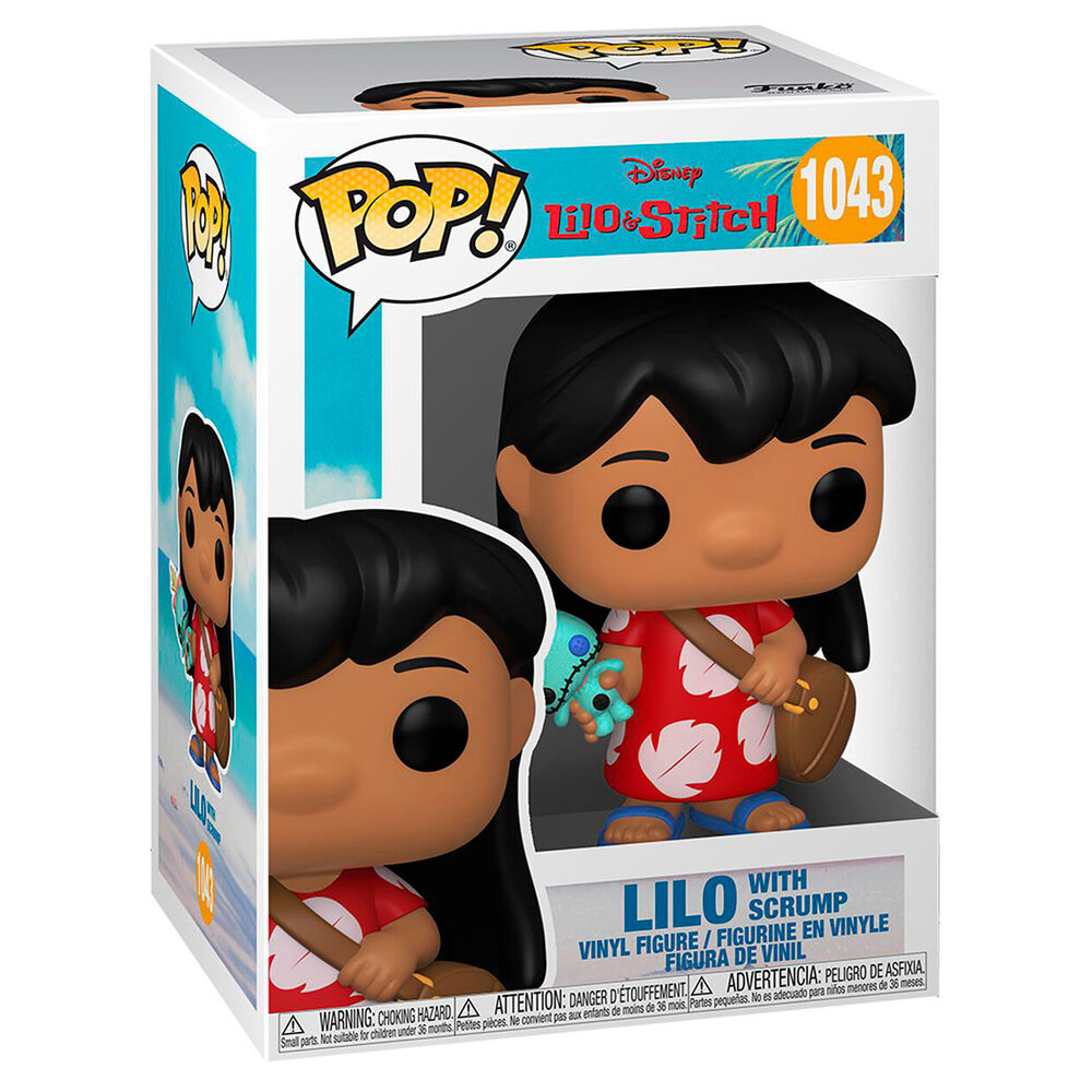 Statuetta POP Disney Lilo e Stitch Lilo con Scrump