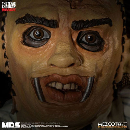 Action figure di Leatherface tratta da Non aprite quella porta 15 cm della MDS
