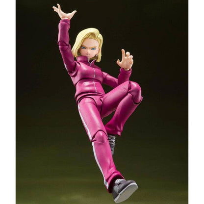 Figura de Androide 18 de la saga Batalla entre Universos de Dragon Ball Super 14 cm
