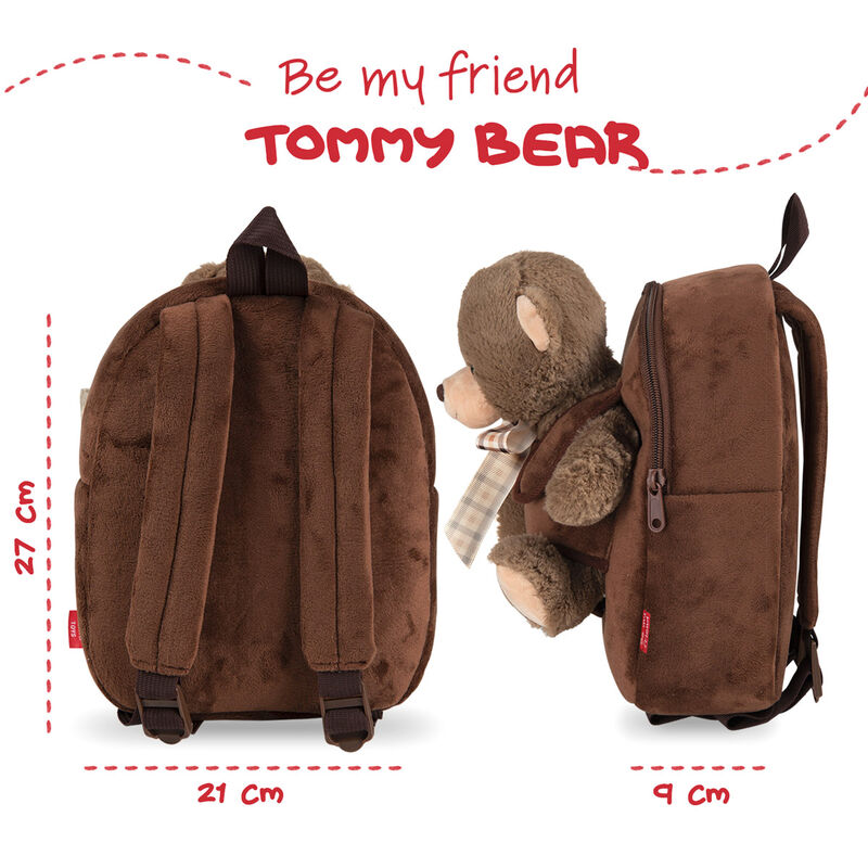 Sac à dos + peluche Tommy Bear 26 cm