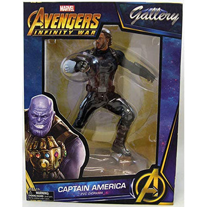 Estatua de Capitán América de Los Vengadores 3 Marvel 23cm