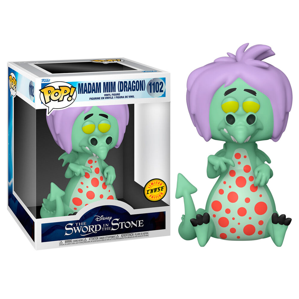 disney pop figure merlin the magician mim as dragon chase 15cm