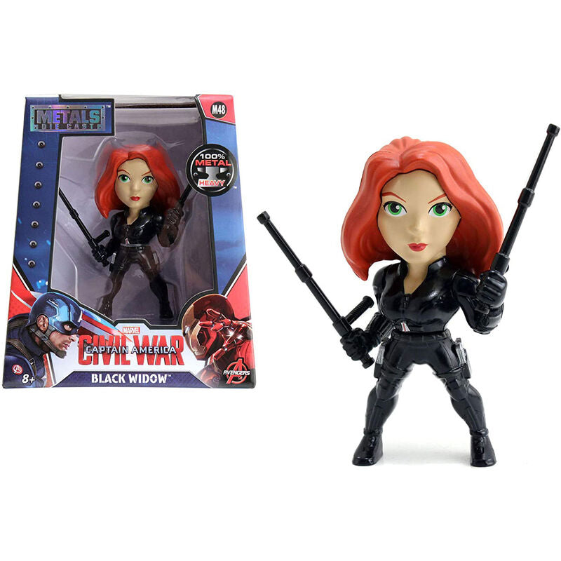 black widow marvel metal figure  10 cm