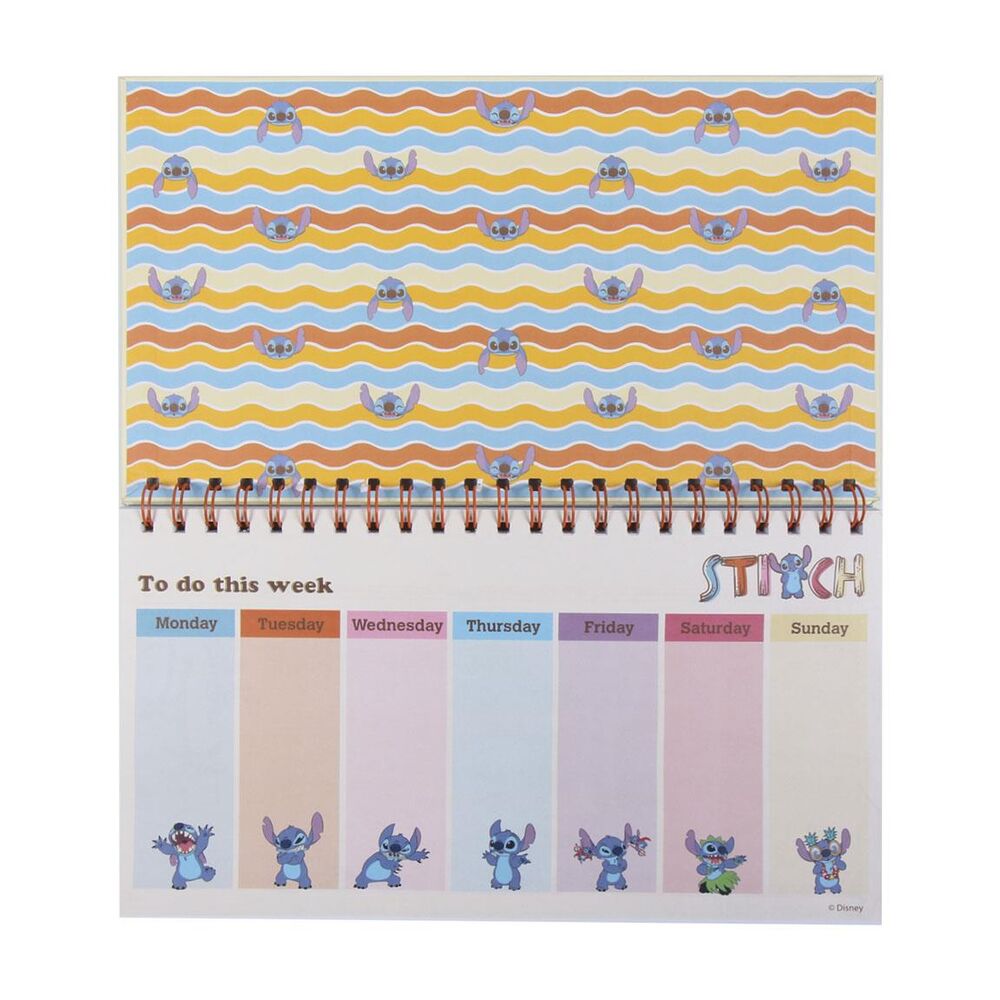Tygodniowy planer Stitch Disney