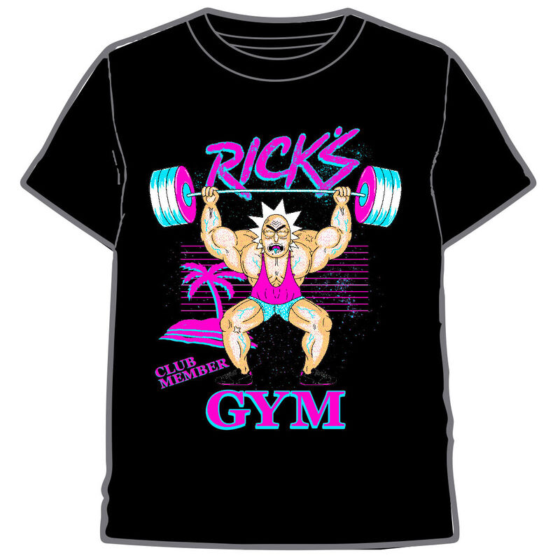 ricks gym rick and morty adult t shirt