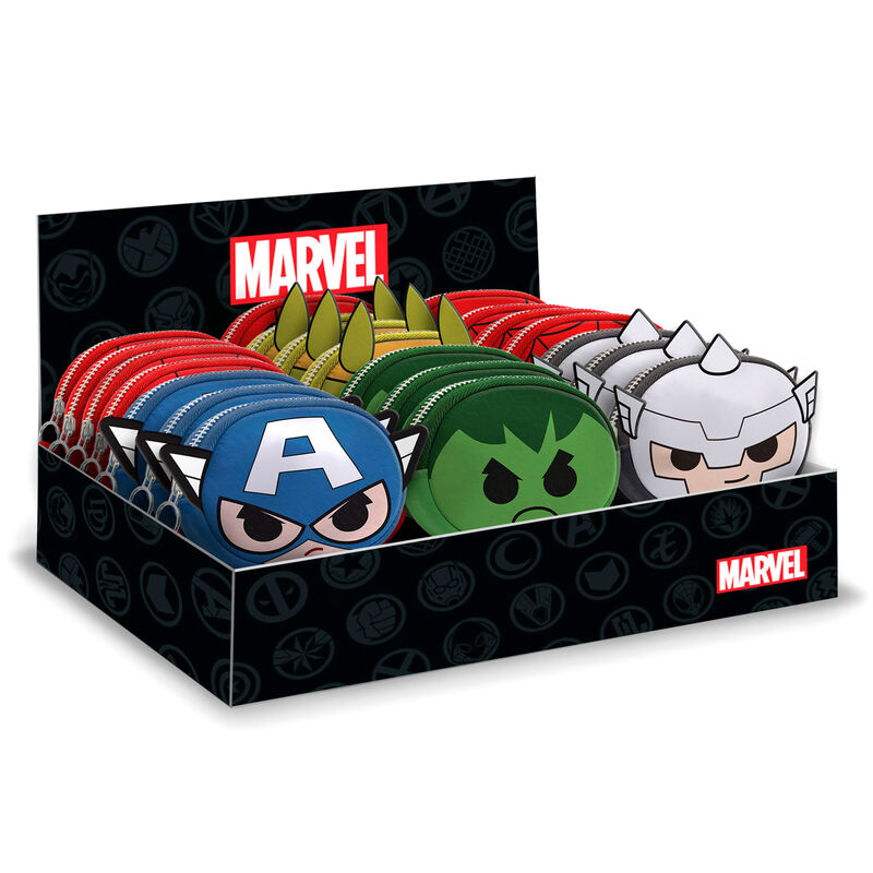 assorted marvel chibi coin purse