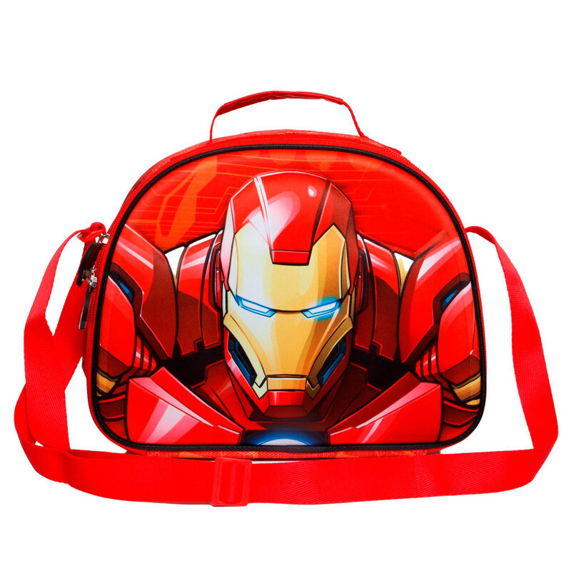 3d stark iron man marvel lunch bag