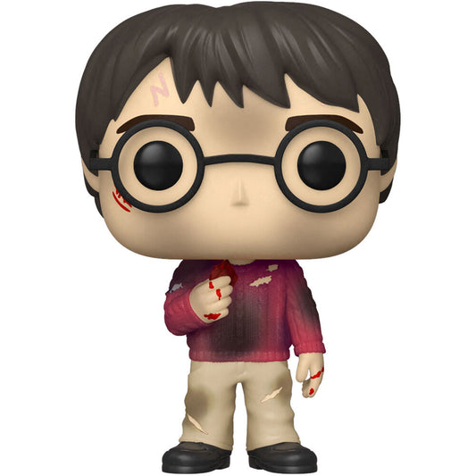 Figura POP de Harry Potter con la piedra aniversario de Harry Potter