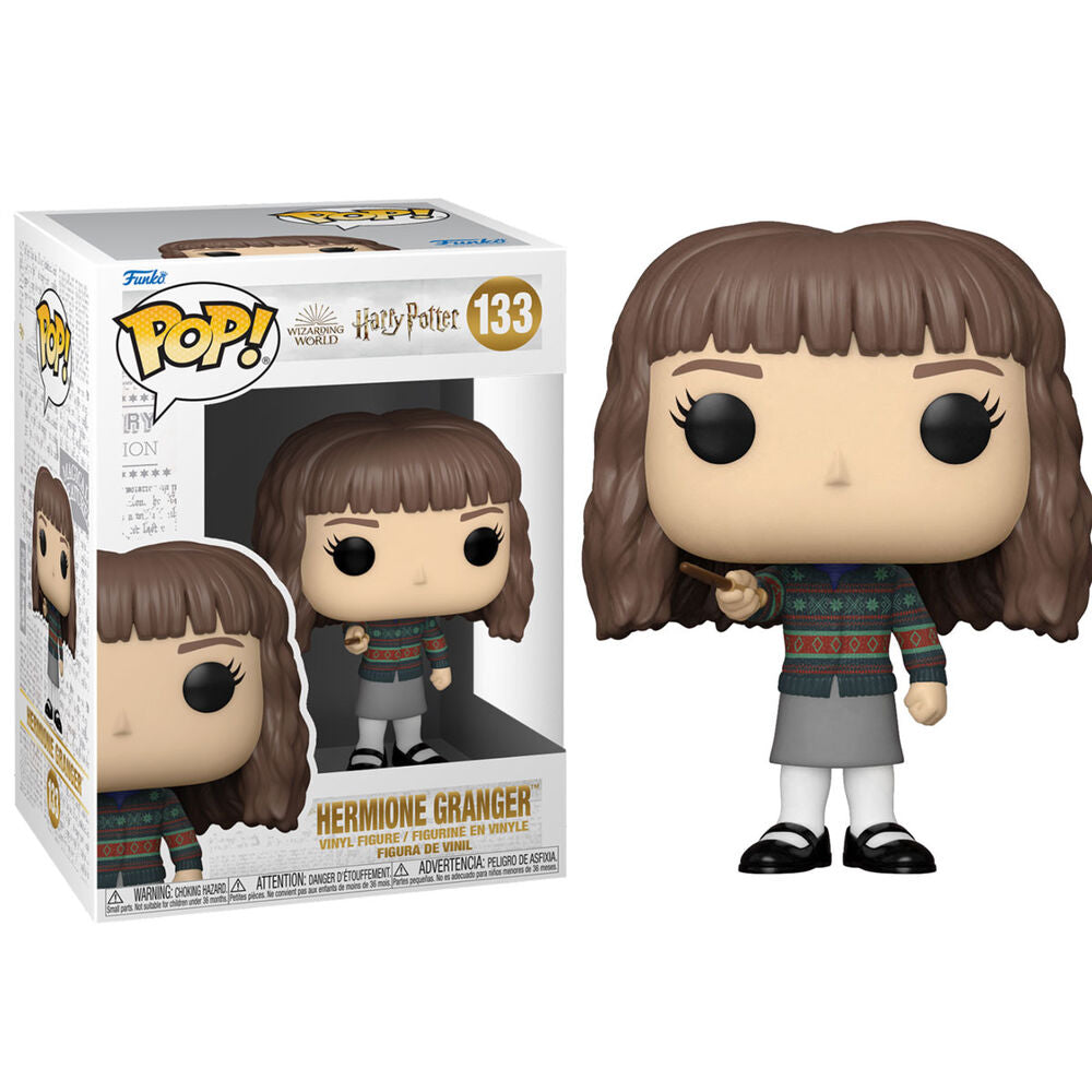 Statuetta POP di Hermione con bacchetta anniversario di Harry Potter