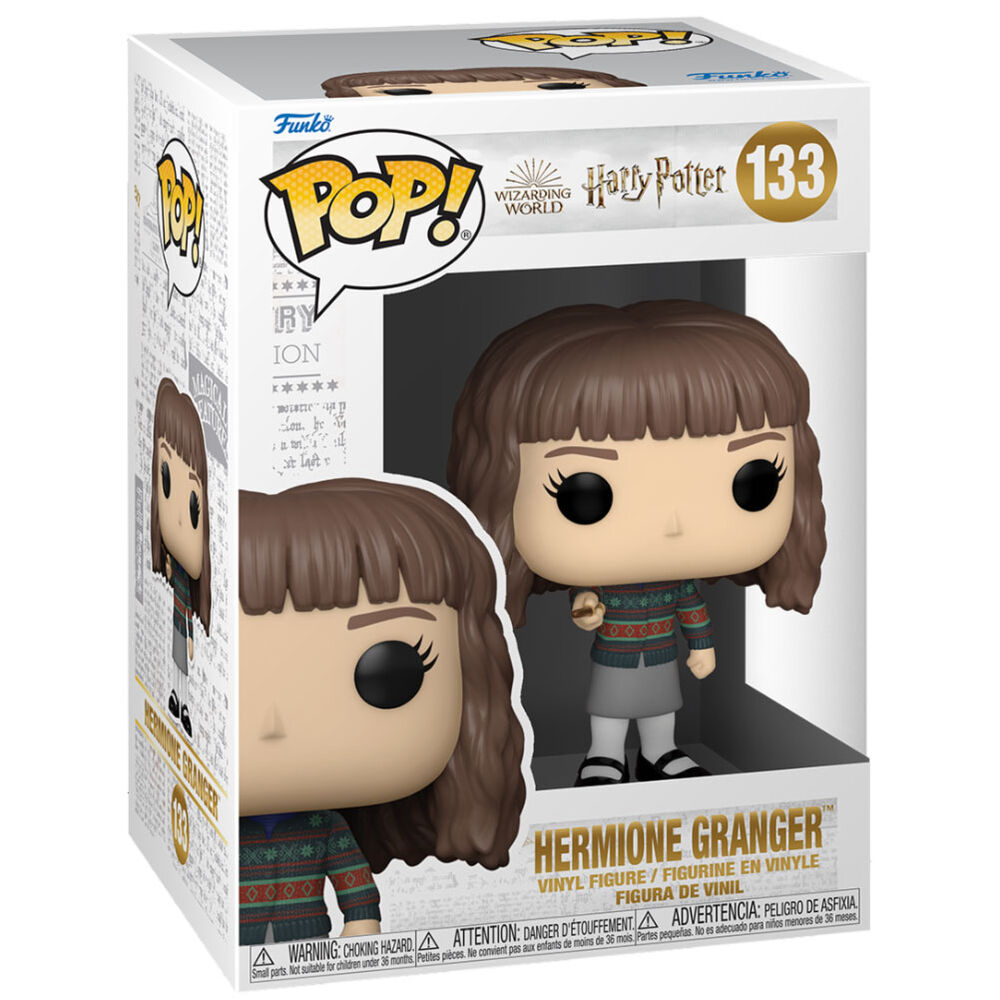 Statuetta POP di Hermione con bacchetta anniversario di Harry Potter