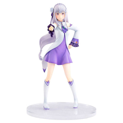 emilia statue re:zero starting life in another world 17cm