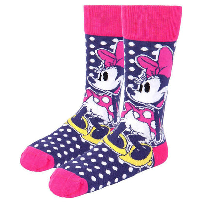 Zestaw 3 skarpetek Disney z Myszką Minnie