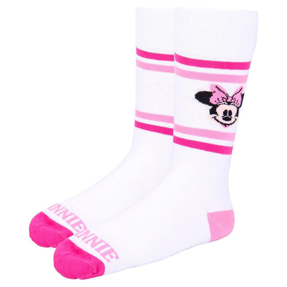 Zestaw 3 skarpetek Disney z Myszką Minnie