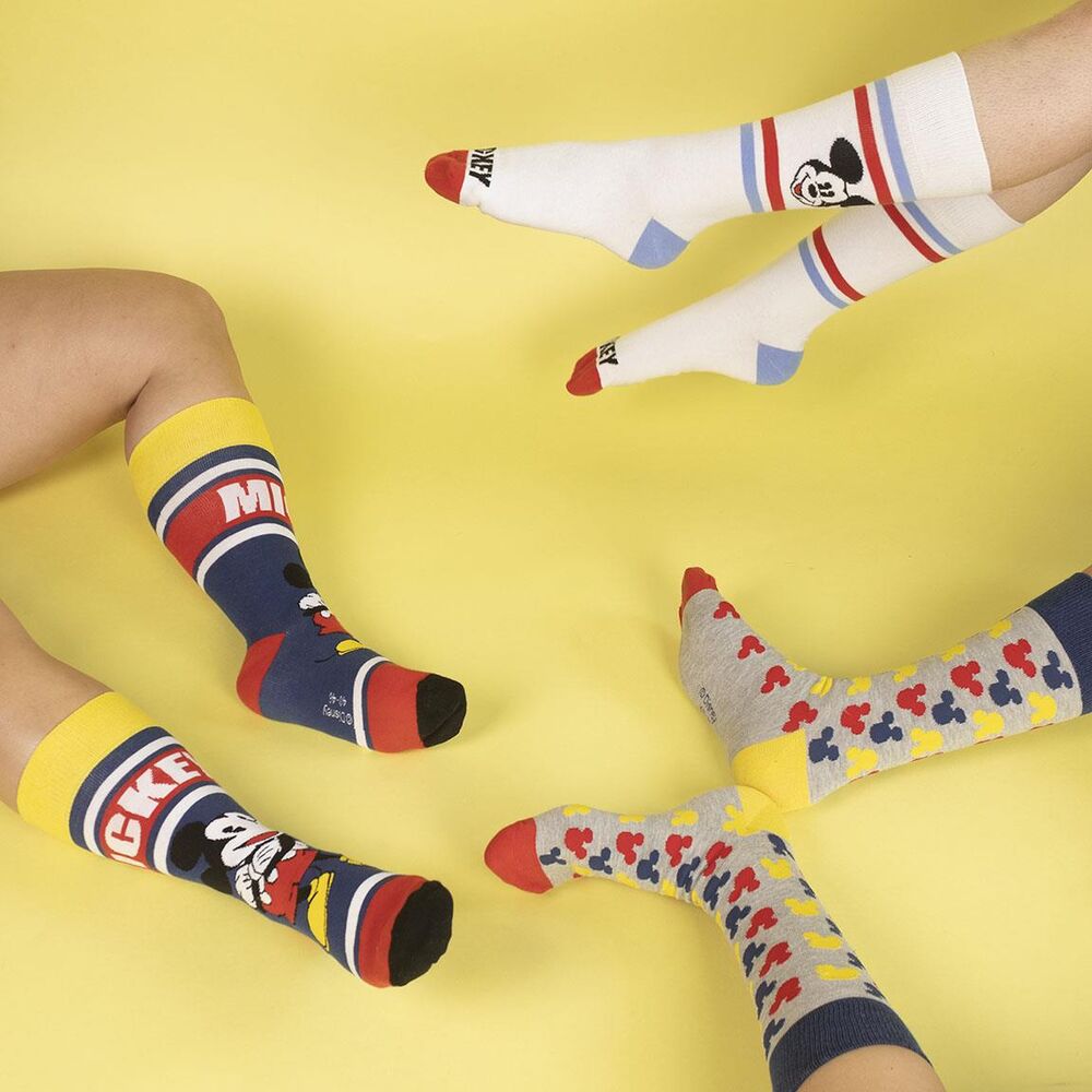 Set of 3 Mickey Mouse Disney socks