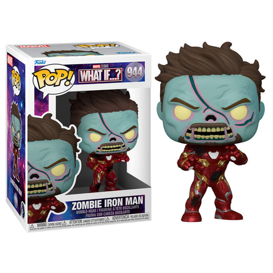 Figura POP de Iron Man zombi de Marvel: ¿Qué pasaría si
