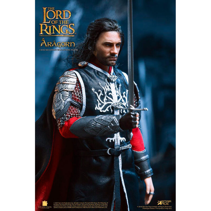 royal figure master aragorn the lord of the rings 23cm