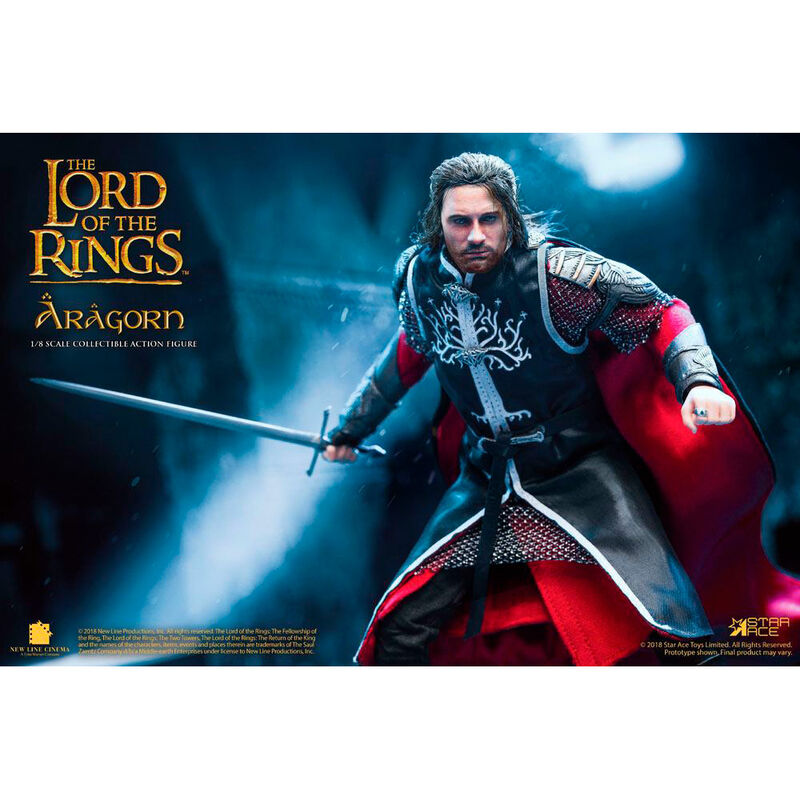 Figurine royale Maître Aragorn Le Seigneur des Anneaux 23 cm