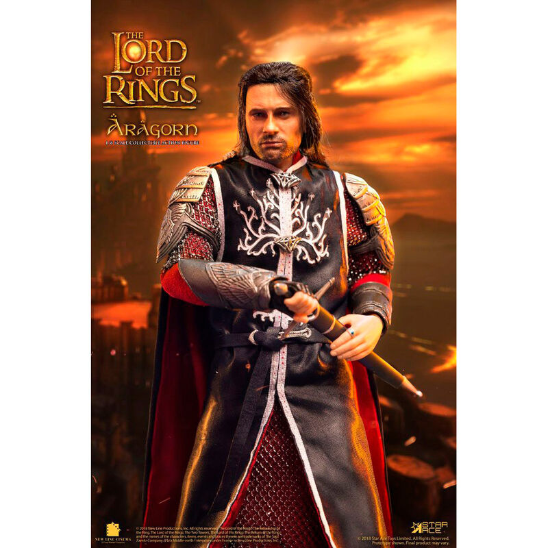 Figurine royale Maître Aragorn Le Seigneur des Anneaux 23 cm