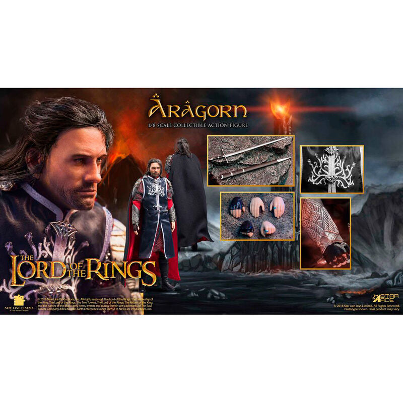 Figurine royale Maître Aragorn Le Seigneur des Anneaux 23 cm
