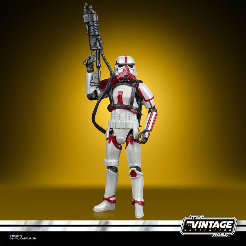 Incinerator Trooper Carbonized Collection Star Wars Figur 10cm Vintage