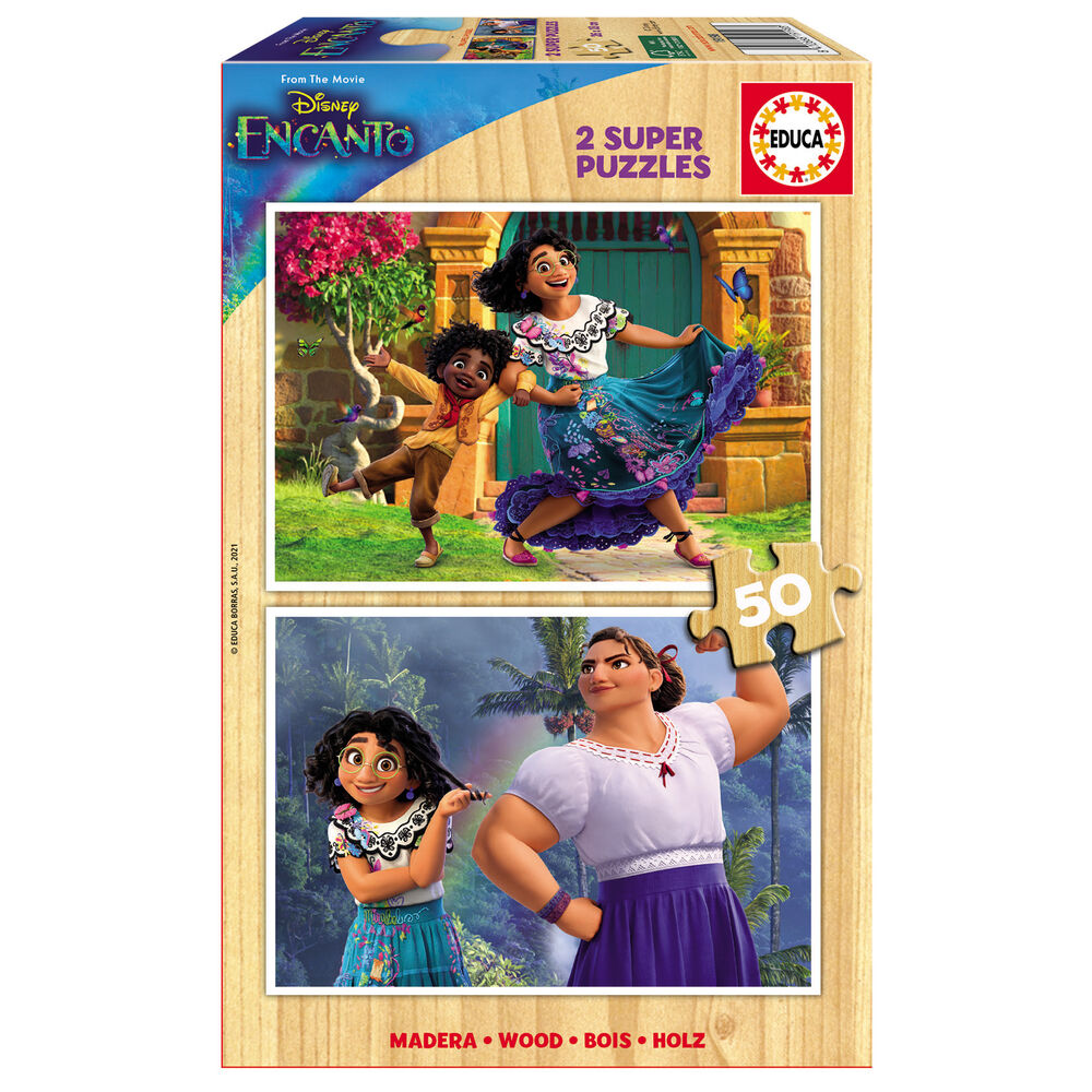 disney charm puzzle 2x50pcs