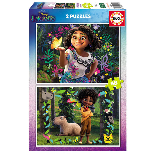 disney charm puzzle 2x48pcs