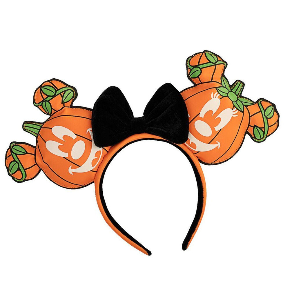 mickey mouse pumpkin ears headband disney loungefly